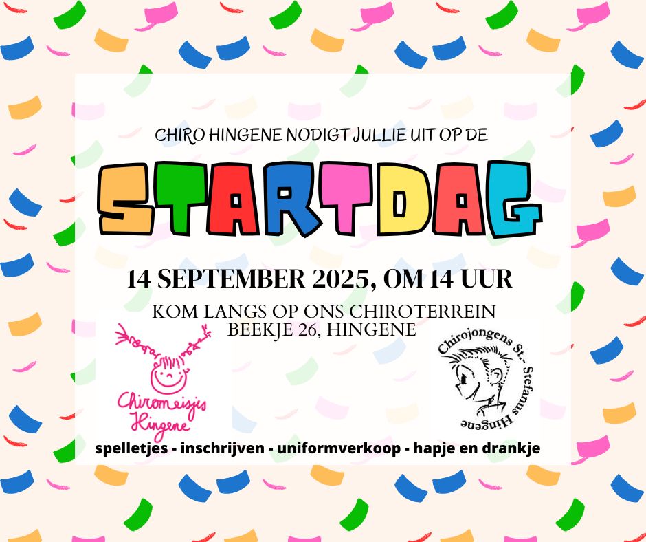Startdag 2025-2026